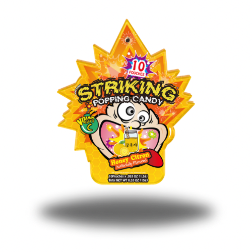 Striking Popping Candy Honey Citron 15g