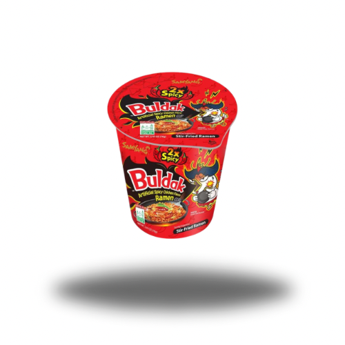 Buldak Double Spicy Cup 70g (MHD 08.08.2025)